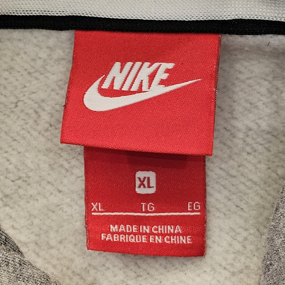 Vintage Nike Air Short Sleeve Hoodie - Heather Grey - Picture 2 of 7